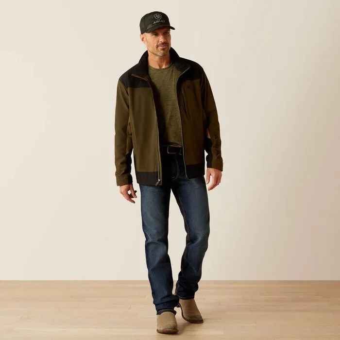 Men Jackets and Vests Ariat Pioneer StretchShell Jacket Relic Men Jackets and Vests Ariat Pioneer StretchShell Jacket Relic