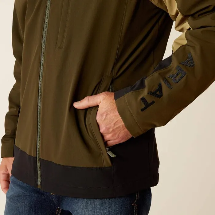 Men Jackets and Vests Ariat Pioneer StretchShell Jacket Relic Men Jackets and Vests Ariat Pioneer StretchShell Jacket Relic