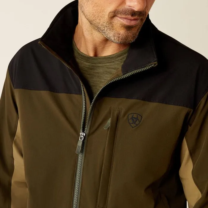 Men Jackets and Vests Ariat Pioneer StretchShell Jacket Relic Men Jackets and Vests Ariat Pioneer StretchShell Jacket Relic