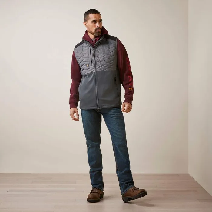 Men Jackets and Vests Ariat Rebar Cloud 9 Insulated Vest Rebar Grey Men Jackets and Vests Ariat Rebar Cloud 9 Insulated Vest Rebar Grey