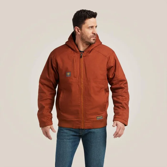 Men Jackets and Vests Ariat Rebar DuraCanvas Jacket Copper