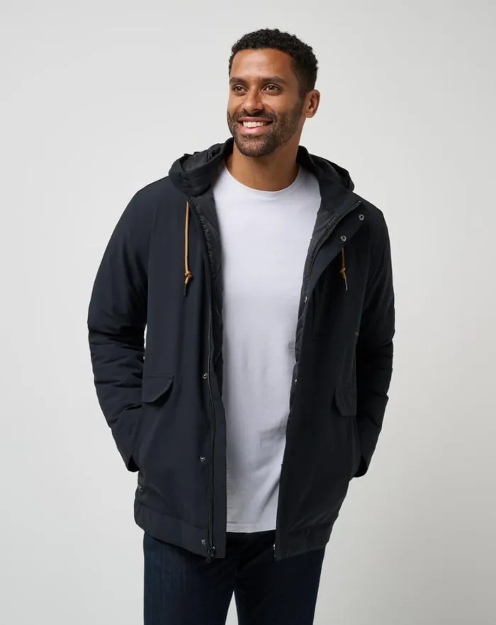 Men Jackets TravisMathew MOUNTAIN PASS JACKET Black