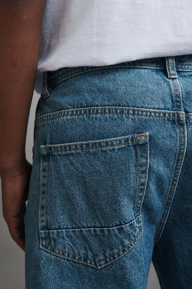 Men Jeans Cotton On Baggy Jean Eagles Blue