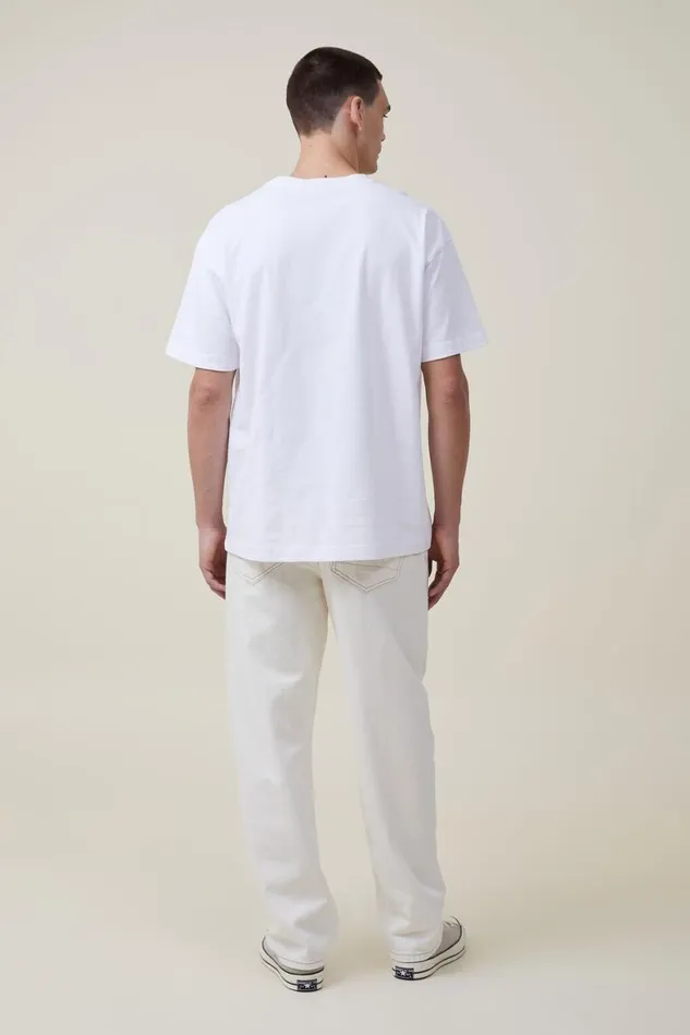 Men Jeans Cotton On Baggy Jean Ecru