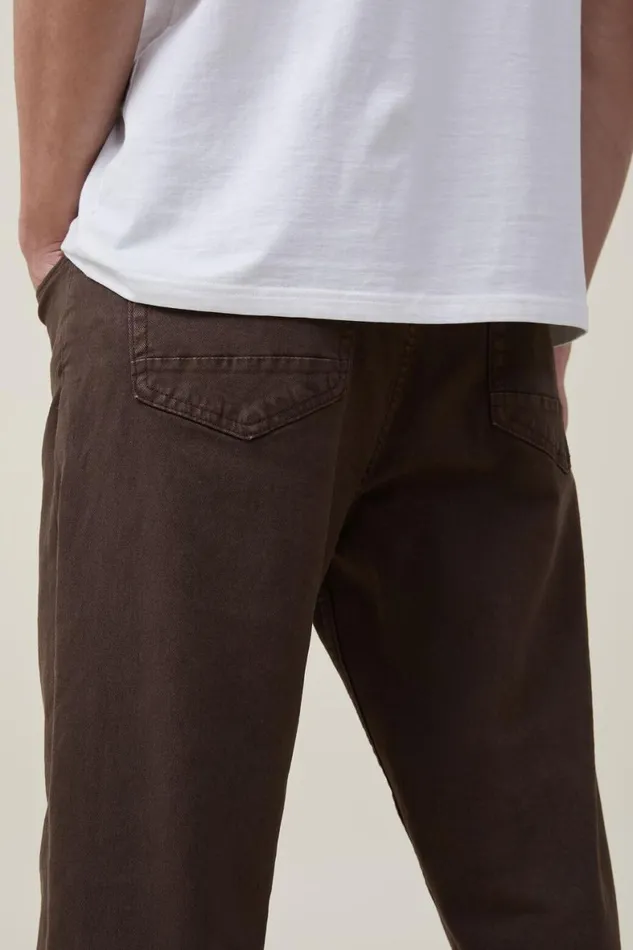 Men Jeans Cotton On Relaxed Tapered Jean Chocolate Addict