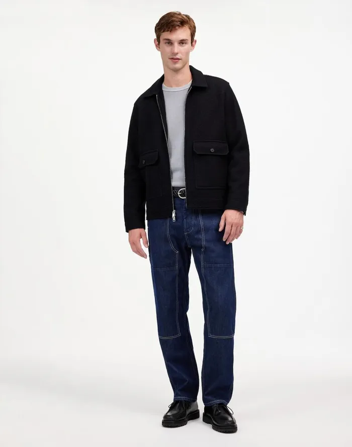 Men Jeans Madewell Relaxed Straight Workwear Jeans Rinse
