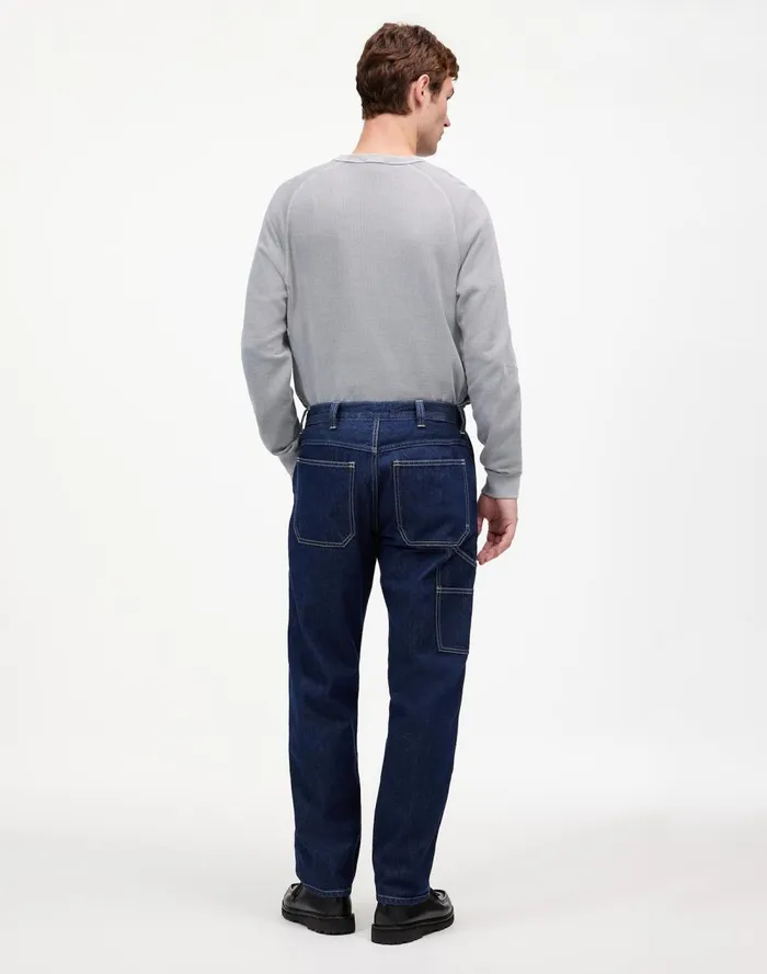 Men Jeans Madewell Relaxed Straight Workwear Jeans Rinse