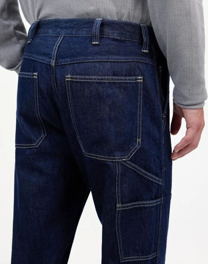 Men Jeans Madewell Relaxed Straight Workwear Jeans Rinse