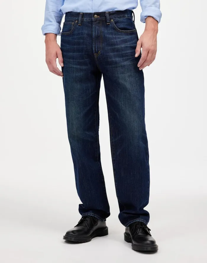 Men Jeans Madewell The 1991 Loose Straight Jean Branchville Wash