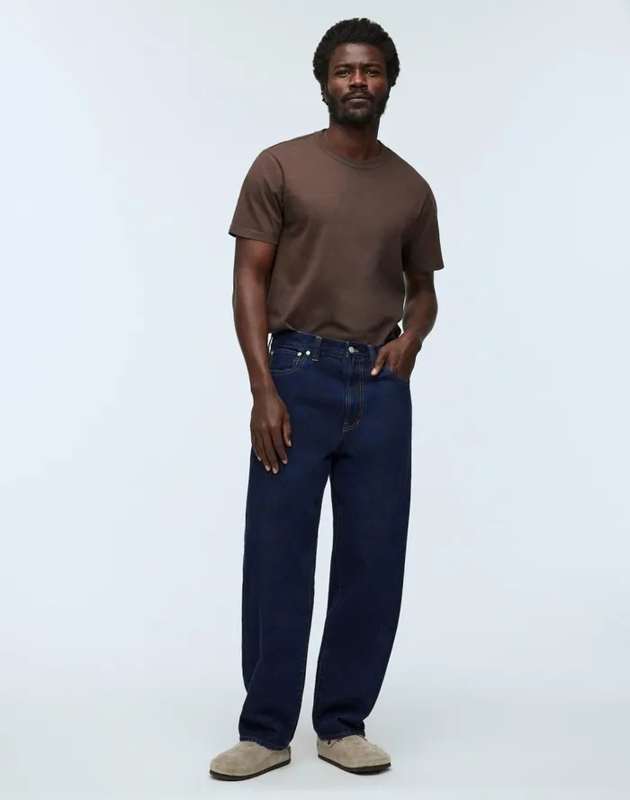 Men Jeans Madewell The 1991 Loose Straight Jean Rinse
