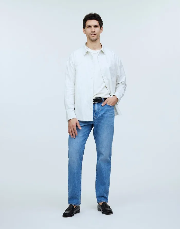 Men Jeans Madewell The Athletic 1991 StraightLeg Jean Mainshore Wash