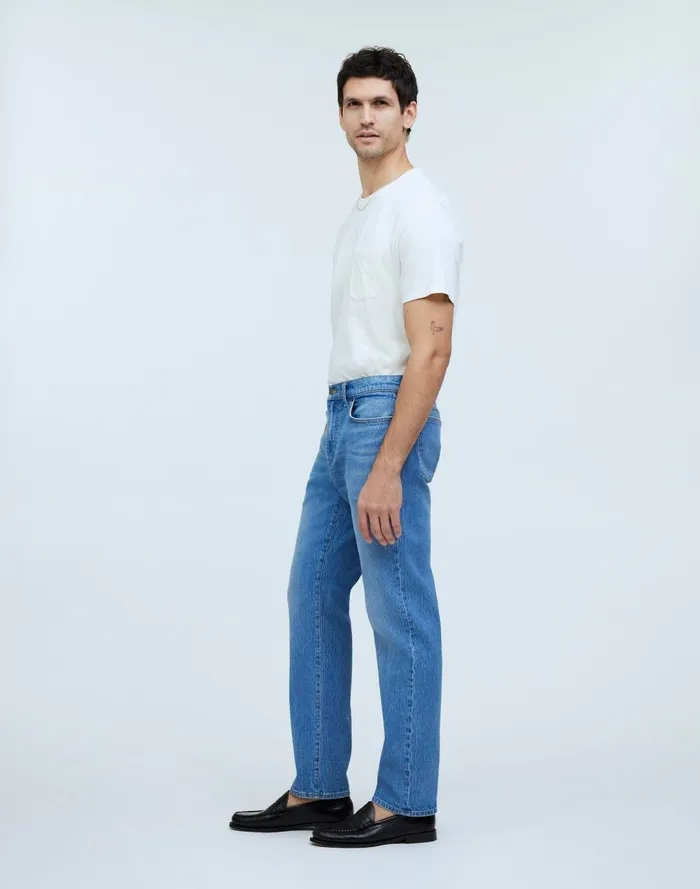 Men Jeans Madewell The Athletic 1991 StraightLeg Jean Mainshore Wash