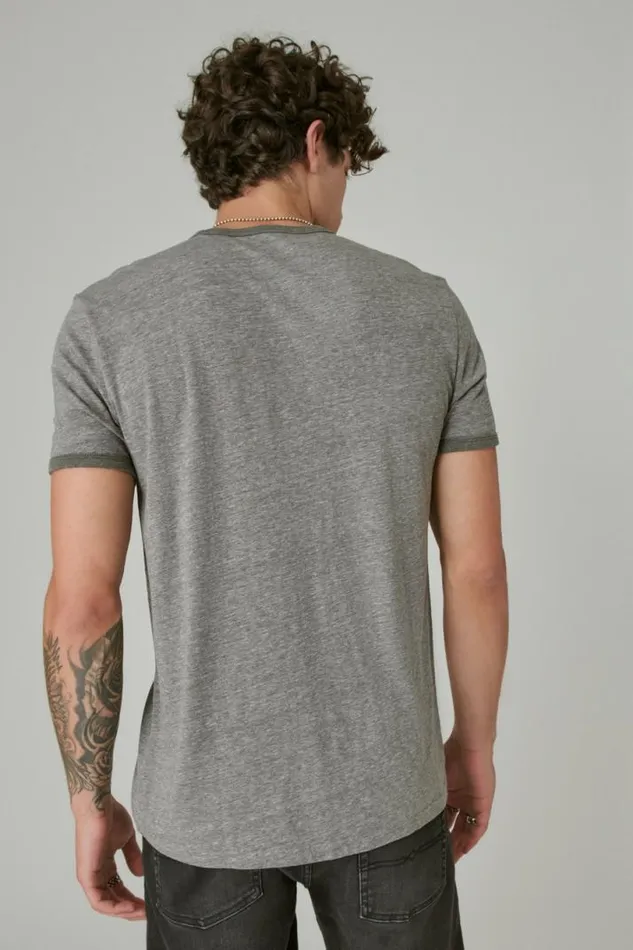 Men Lucky Brand Graphic Tees Coca Cola Classic Tee Heather Grey