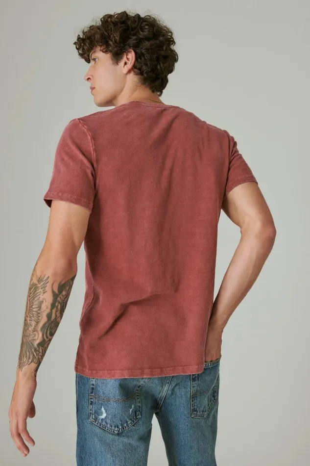 Men Lucky Brand Graphic Tees Guinness Lovely Day Tee Cordovan