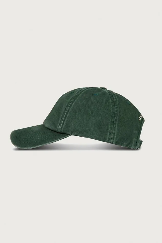 Men Lucky Brand Hats Lucky Clover Baseball Hat Pine Green
