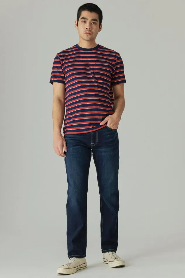 Men Lucky Brand Jeans 223 Straight Coolmax Stretch Jean Falcon