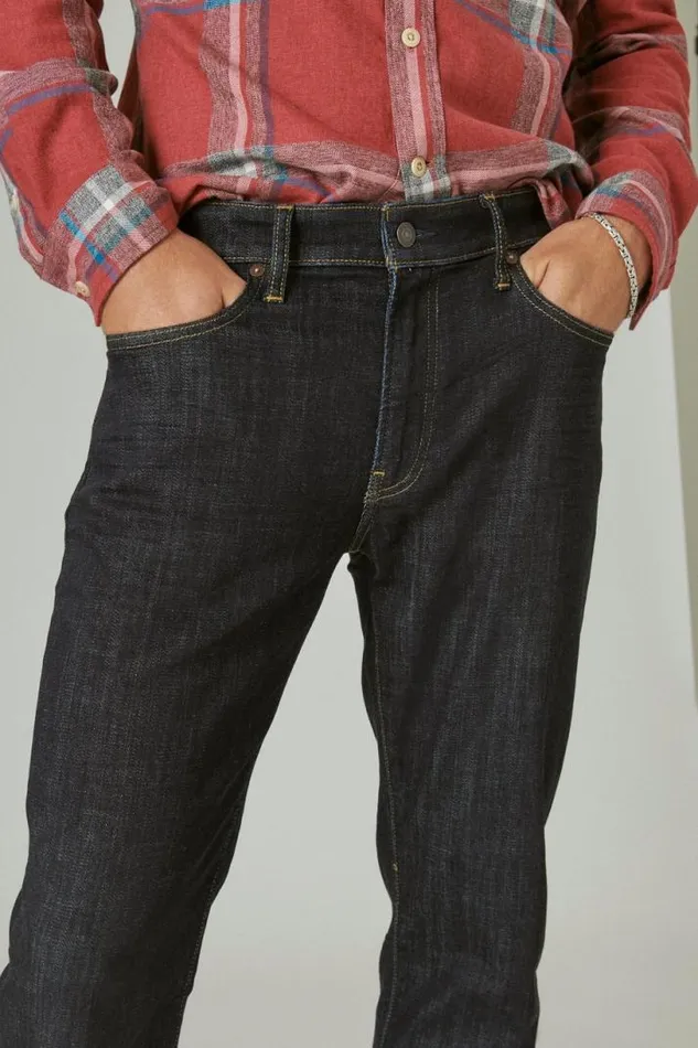 Men Lucky Brand Jeans 410 Athletic Straight Coolmax Stretch Jean Hula