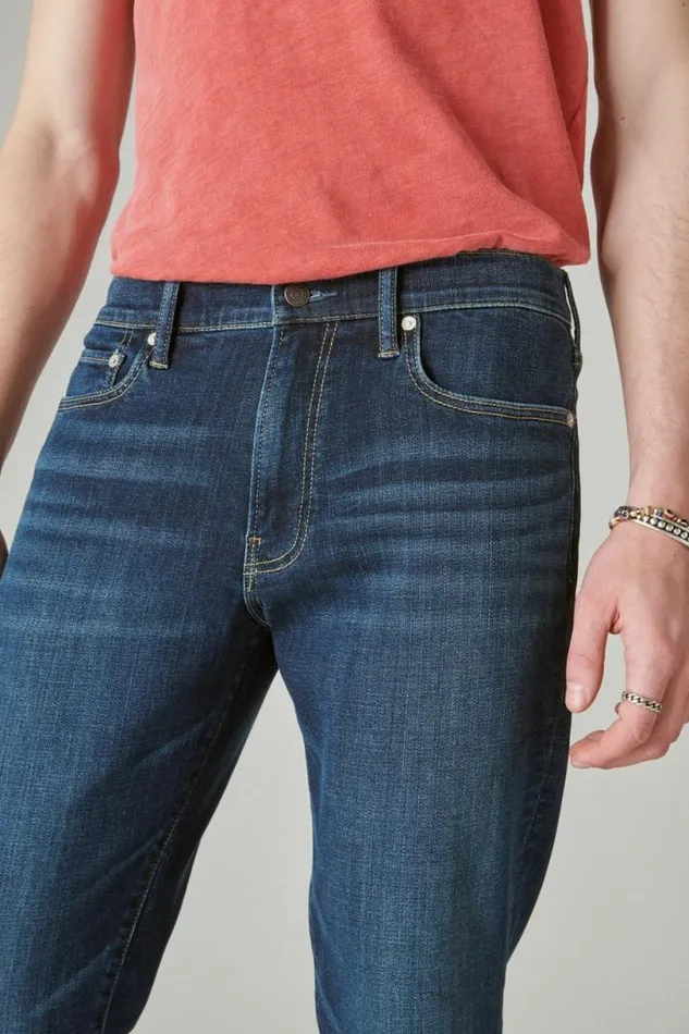 Men Lucky Brand Jeans 412 Athletic Slim Coolmax Jean Seneca