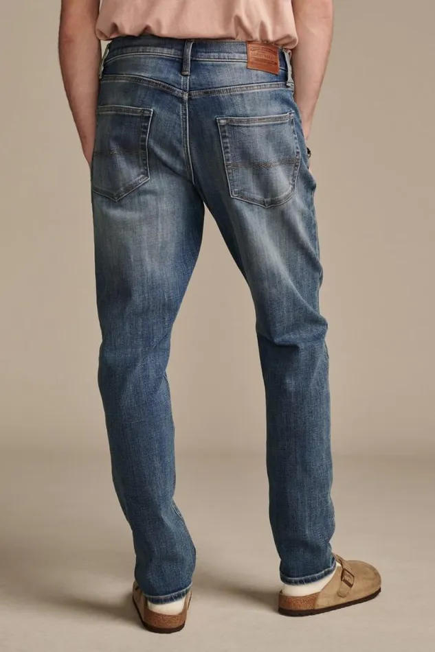 Men Lucky Brand Jeans 412 Athletic Slim Premium Coolmax Stretch Jean Milton