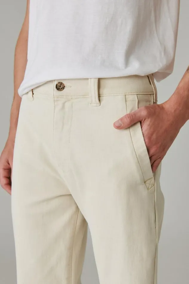 Men Lucky Brand Pants Classic Chino Pant Winter White