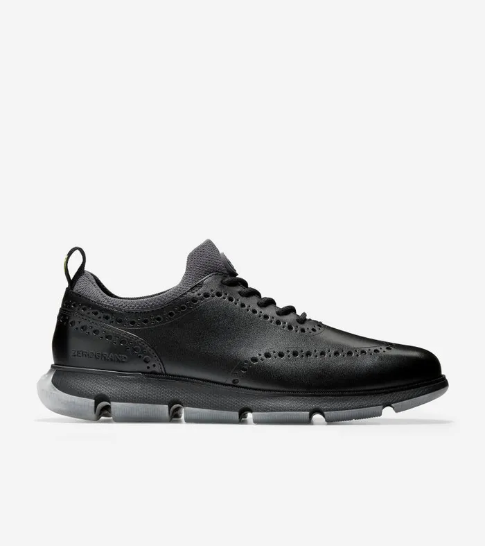Men Men039s 4ZERGRAND Wingtip Oxford Black Cole Haan Dress Shoes