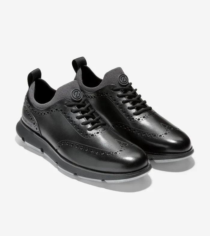 Men Men039s 4ZERGRAND Wingtip Oxford Black Cole Haan Dress Shoes Men Men039s 4ZERGRAND Wingtip Oxford Black Cole Haan Dress Shoes