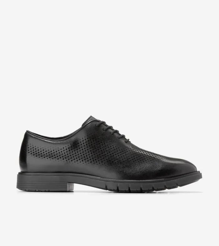 Men Men039s GrandFlex Dress Laser Oxfords Black Cole Haan Oxfords