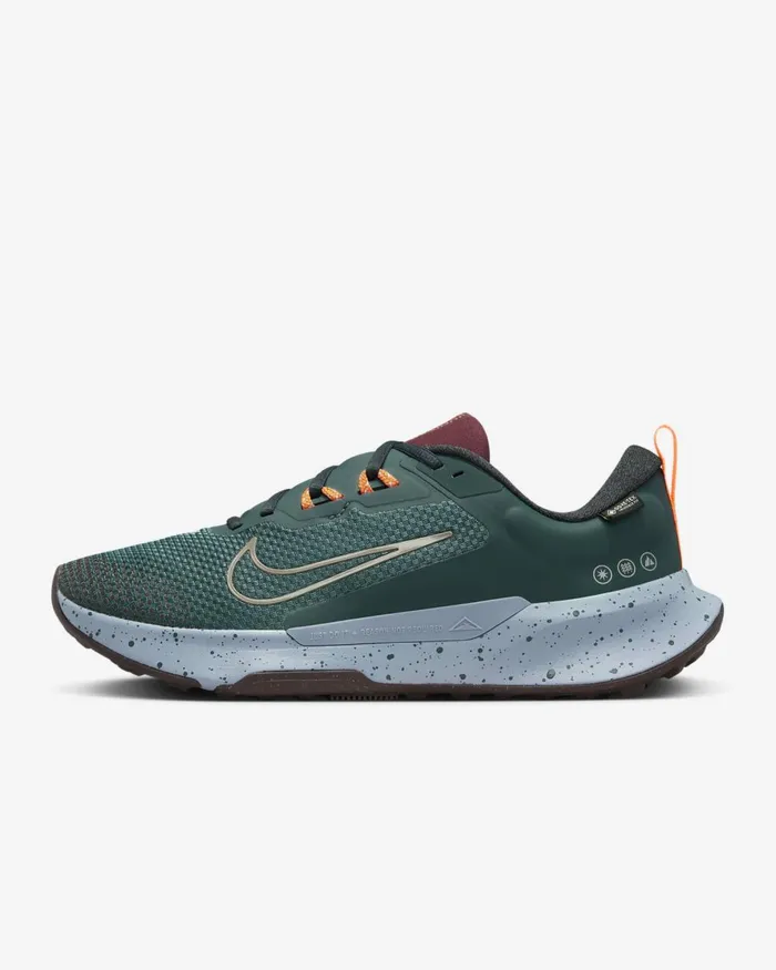 Men Nike All Shoes Juniper Trail 2 GORETEX Deep Junglenight Maroonsafety Orangekhaki