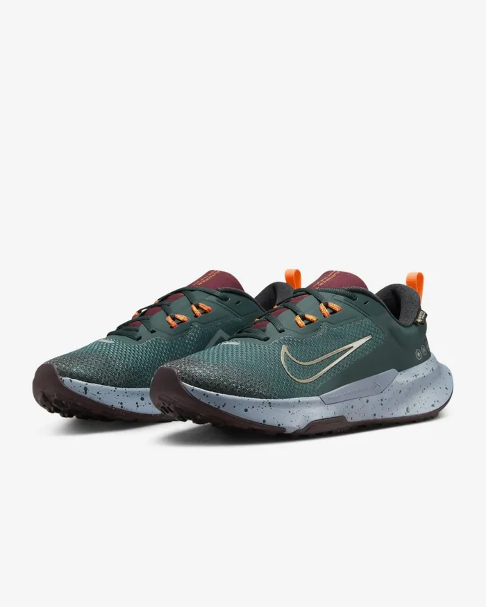 Men Nike All Shoes Juniper Trail 2 GORETEX Deep Junglenight Maroonsafety Orangekhaki