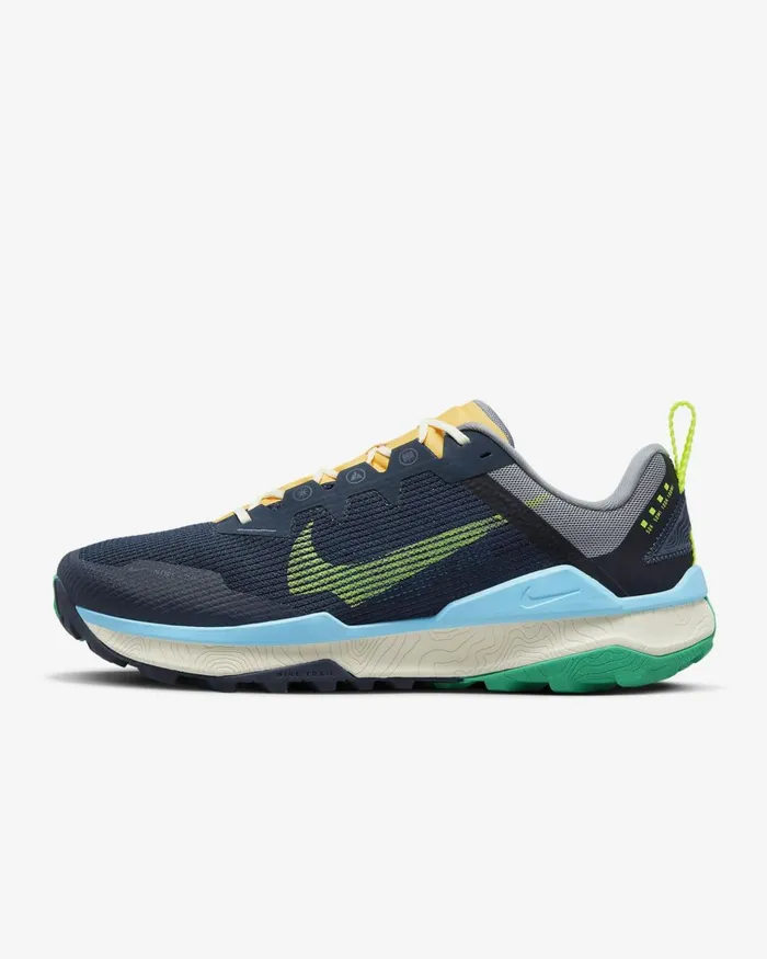Men Nike All Shoes Wildhorse 8 Obsidiancool Greybaltic Bluevolt