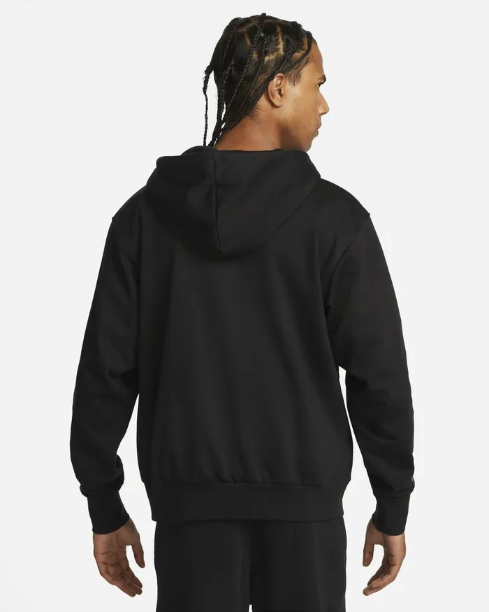 Men Nike Hoodies And Sweatshirts DriFIT Standard Issue Blackwhite