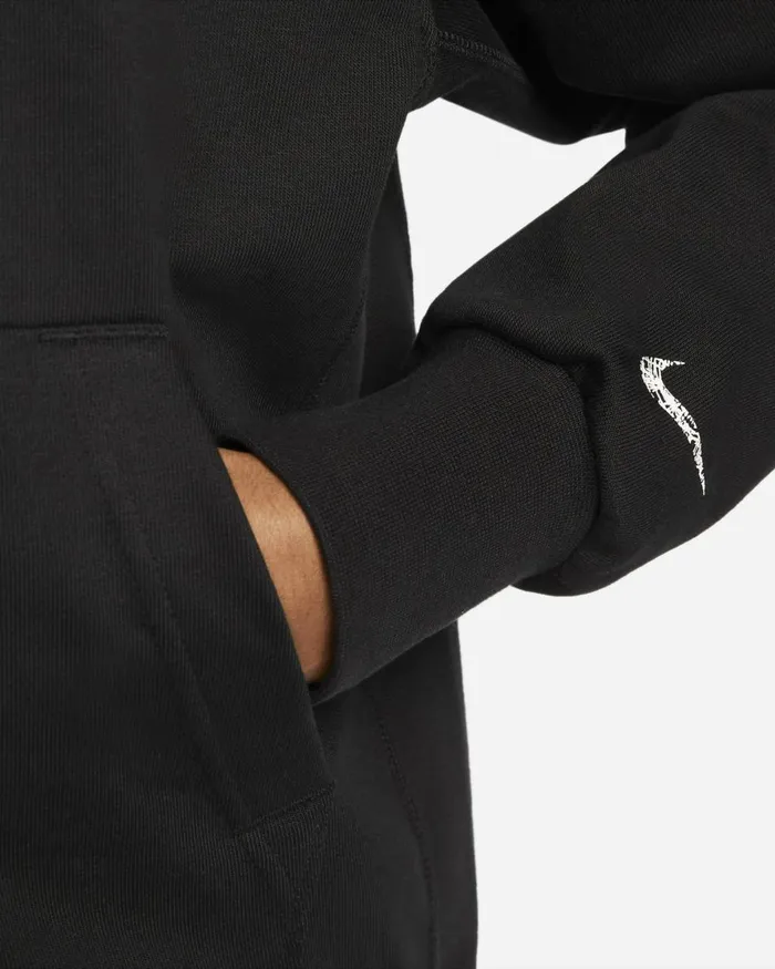 Men Nike Hoodies And Sweatshirts DriFIT Standard Issue Blackwhite