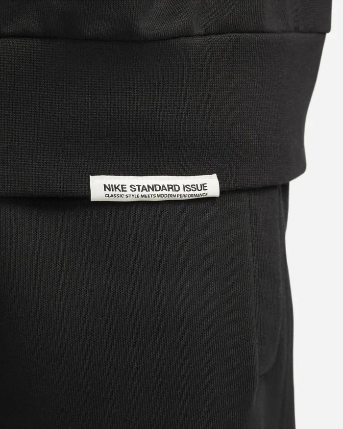 Men Nike Hoodies And Sweatshirts DriFIT Standard Issue Blackwhite