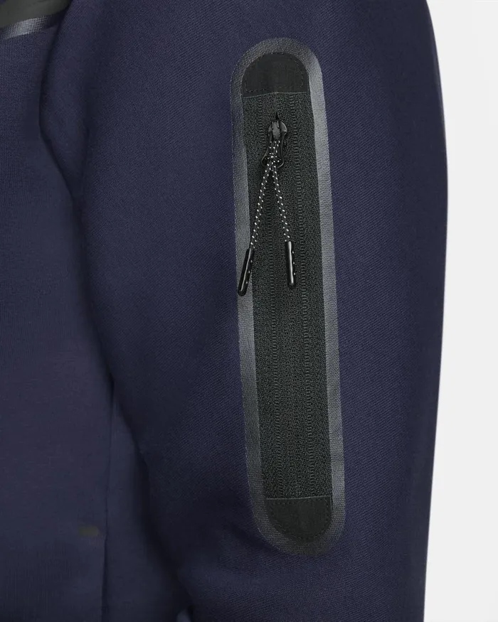 Men Nike Hoodies And Sweatshirts Paris SaintGermain Tech Fleece Windrunner Blackened Bluegold Suede
