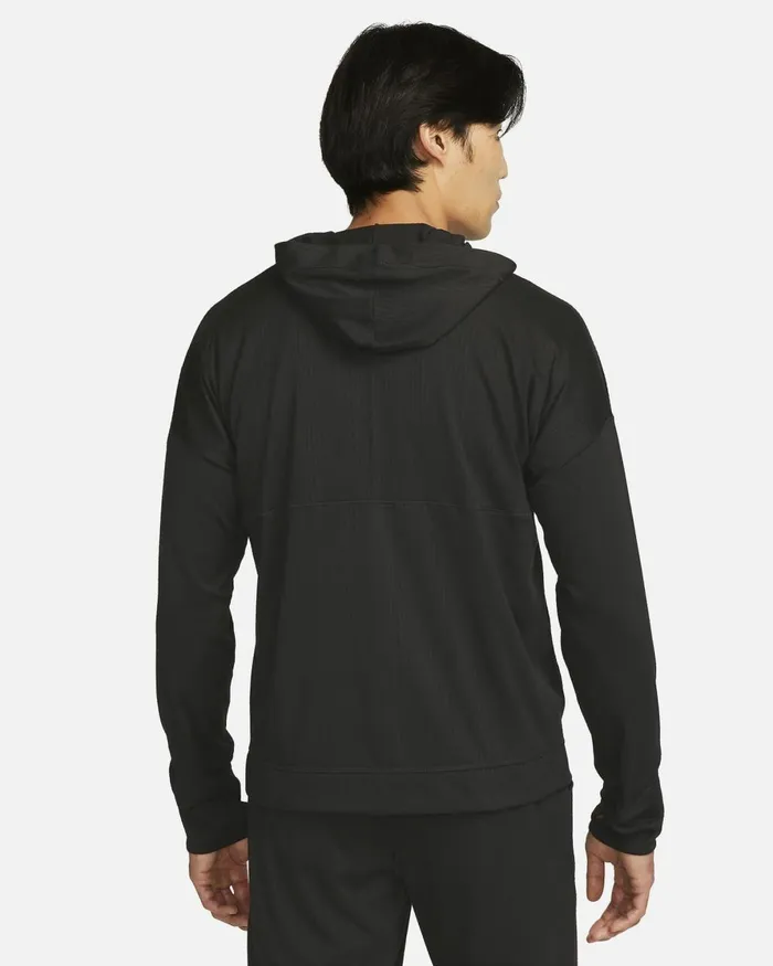 Men Nike Hoodies And Sweatshirts Yoga DriFIT Blackblack