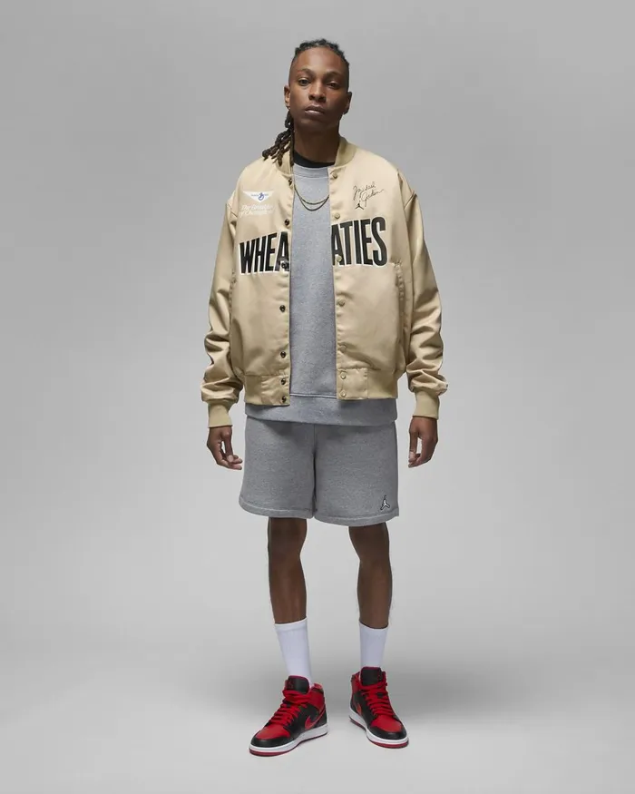 Men Nike Jackets Jordan Flight MVP Desertphantom