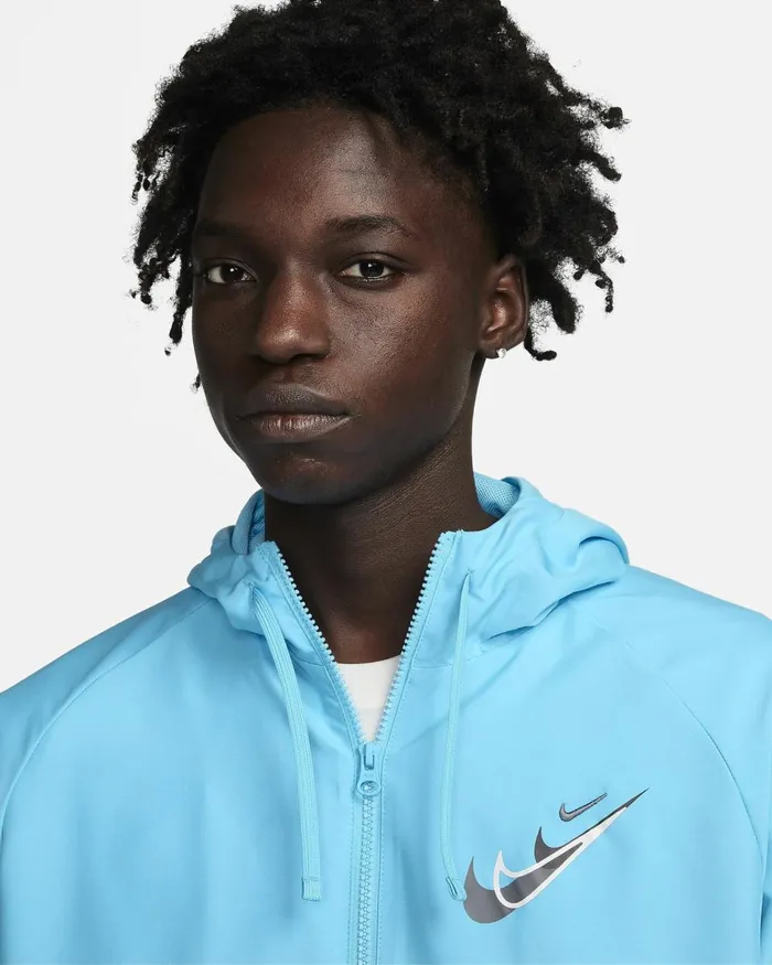 Men Nike Jackets Sportswear Baltic Blue