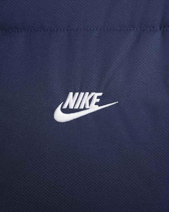 Men Nike Jackets Sportswear Club Midnight Navywhite