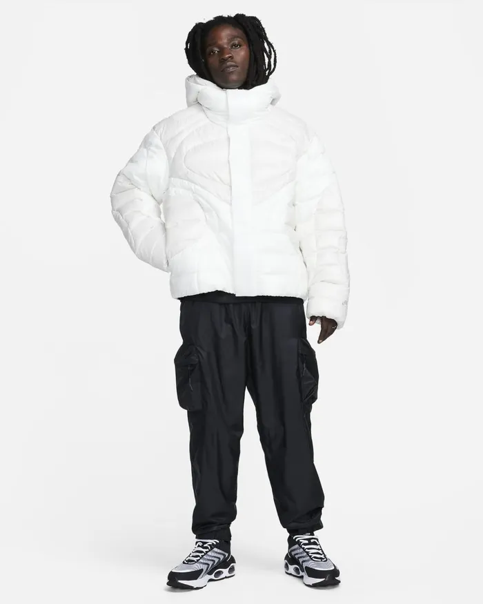 Men Nike Jackets Sportswear Tech Pack Saillight Bone
