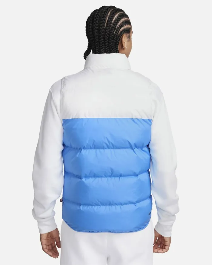 Men Nike Jackets StormFIT Windrunner Whitephoto Blueblack