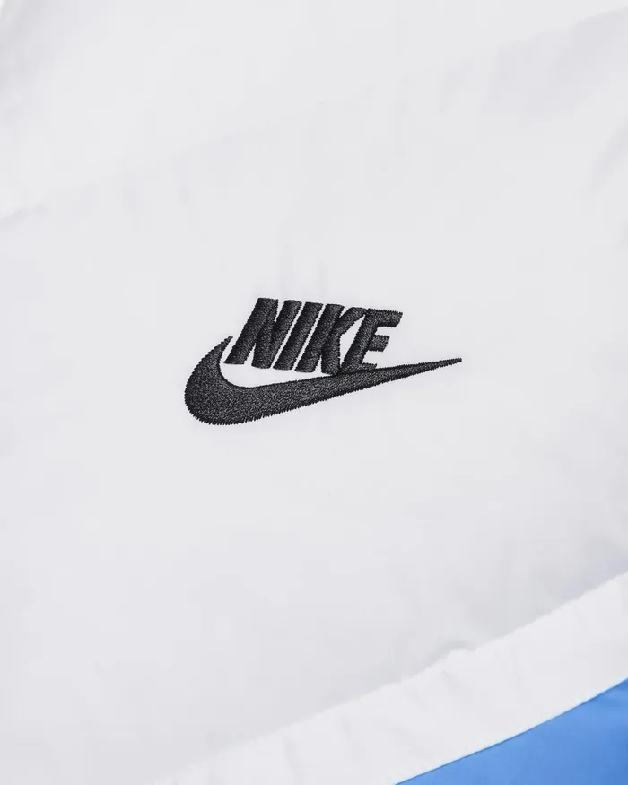 Men Nike Jackets StormFIT Windrunner Whitephoto Blueblack