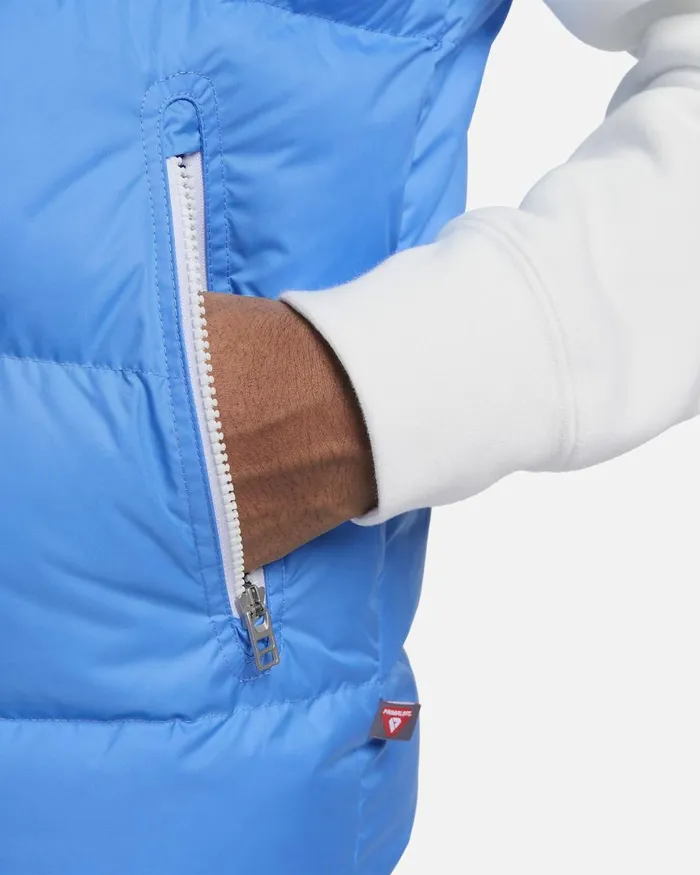 Men Nike Jackets StormFIT Windrunner Whitephoto Blueblack