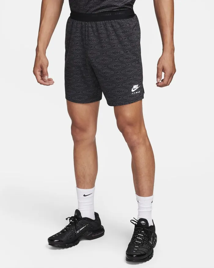 Men Nike Shorts Air Max Blackblackwhite