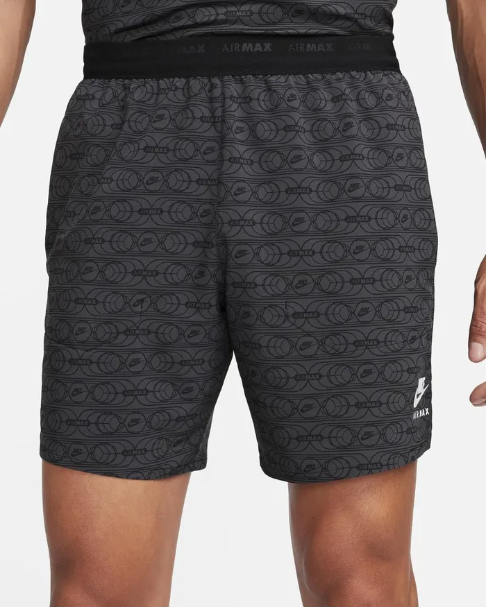 Men Nike Shorts Air Max Blackblackwhite