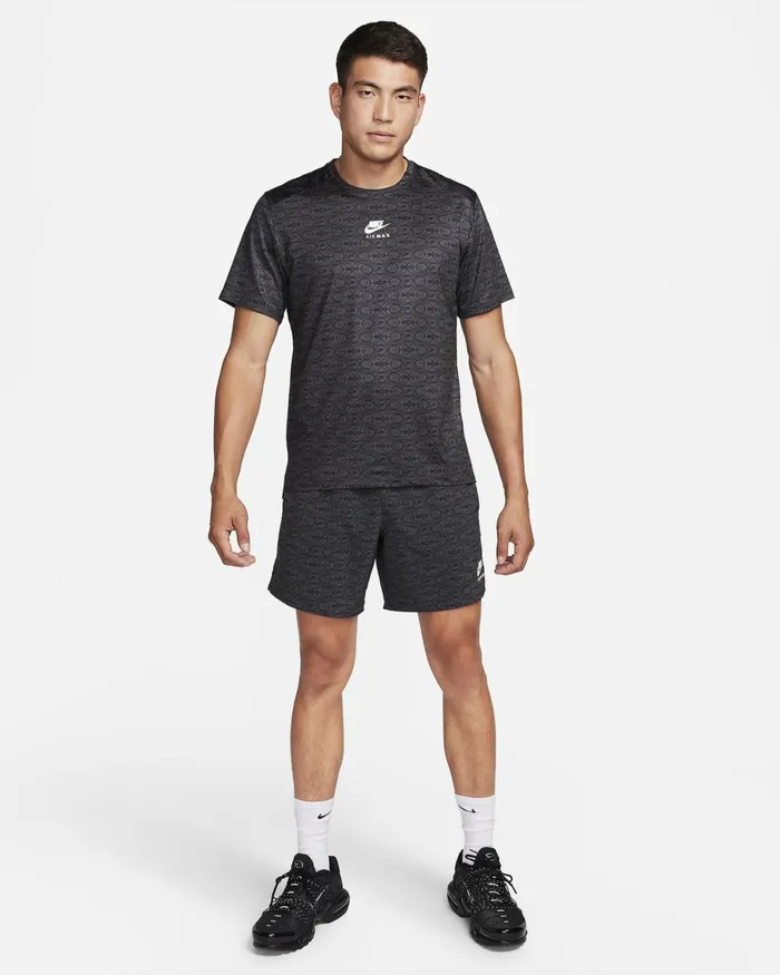 Men Nike Shorts Air Max Blackblackwhite