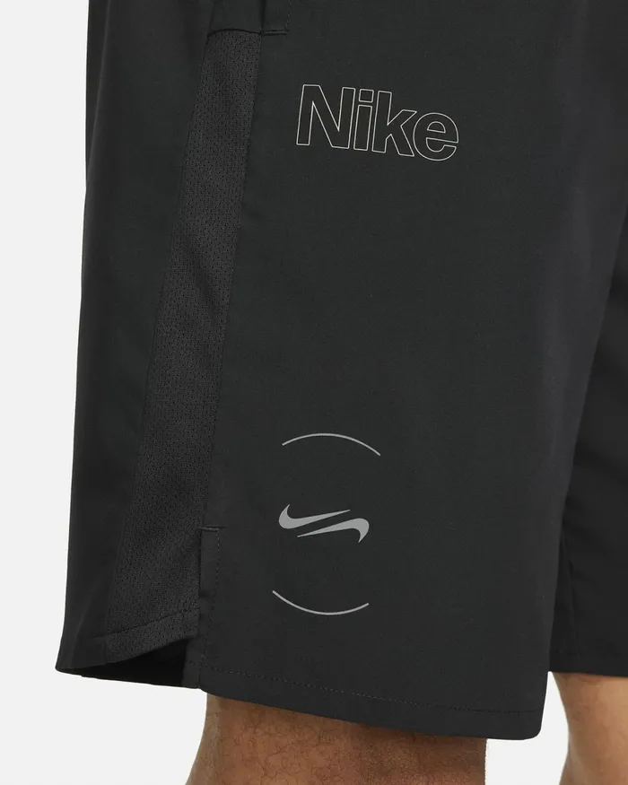 Men Nike Shorts Challenger Blackkhaki