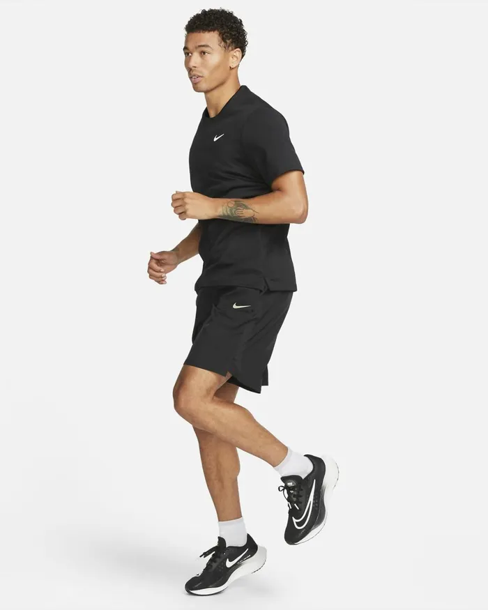Men Nike Shorts Challenger Blackkhaki
