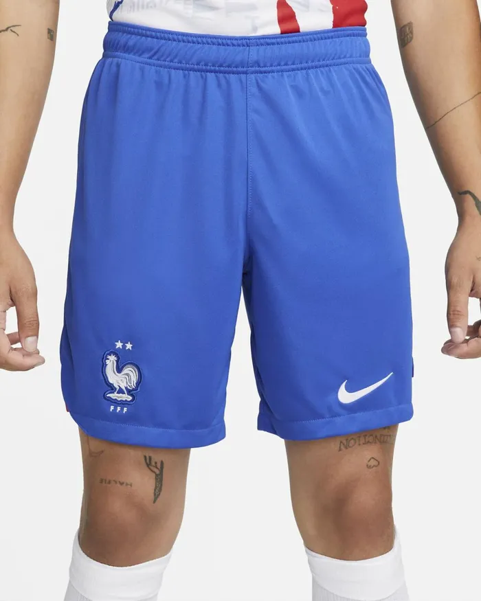 Men Nike Shorts FFF 202223 Stadium Away Game Royalgame Royalwhite