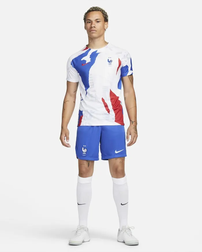 Men Nike Shorts FFF 202223 Stadium Away Game Royalgame Royalwhite