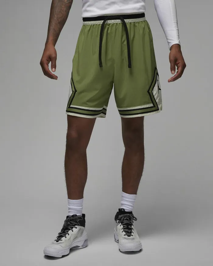 Men Nike Shorts Jordan DriFIT Sport Sky J Light Olivesea Glassblackblack